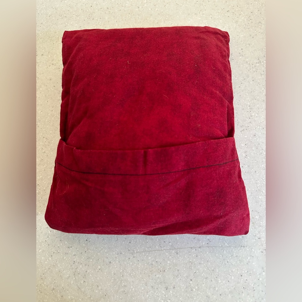 Handmade Sesame Street Elmo Decorative Pillow Cross Stitched pillowcase 7.5”x9” - Picture 6 of 12